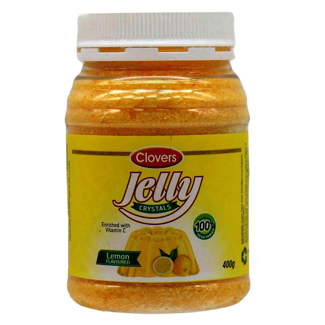 CLOVERS JELLY CRYSTALS LEMON 400G
